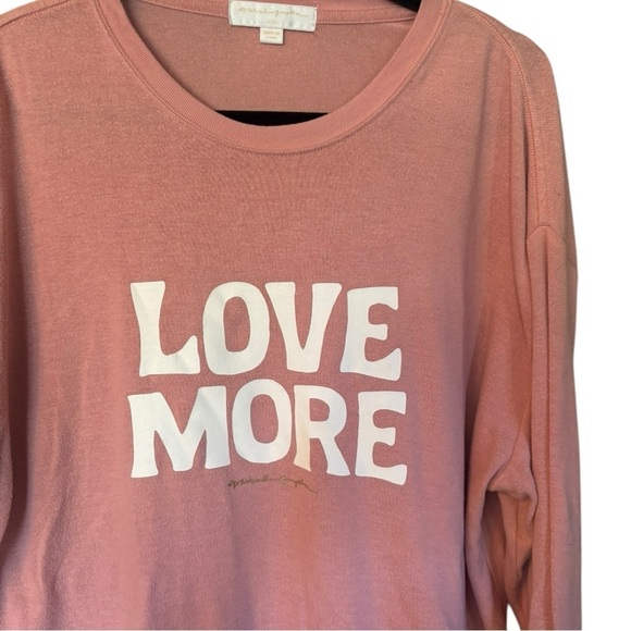 Spiritual Gangster Love More Pink Top Size Large (L) - Picture 2 of 7